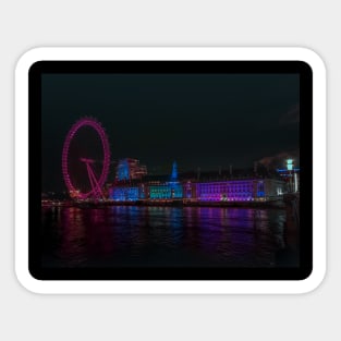 County Hall - London Eye, London Sticker